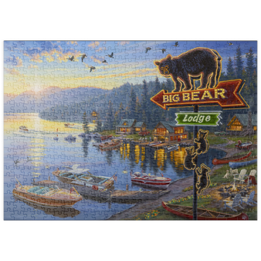 puzzleplate Big Bear Lodge 500 Puzzle