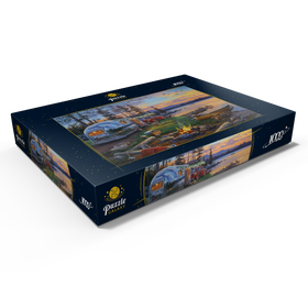 Darstellung des Puzzle Motivs Campingabenteuer in der Wildnis - Puzzleteile: 1000