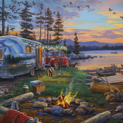 Happy Campers 1000 Puzzle 3D Modell
