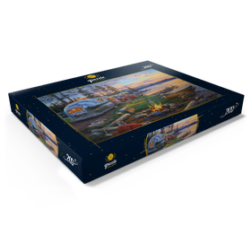 Darstellung des Puzzle Motivs Campingabenteuer in der Wildnis - Puzzleteile: 200