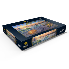 Alternative Darstellung des Puzzle-Motivs Karibische Träume bei Sonnenuntergang – Puzzleteile: 1000