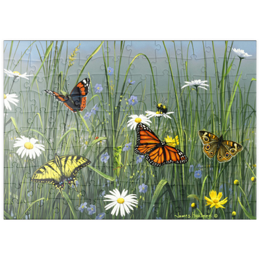 puzzleplate Wildflowers & Butterflies 100 Puzzle