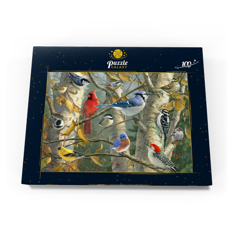 Fall Birds 100 Puzzle Schachtel Ansicht3
