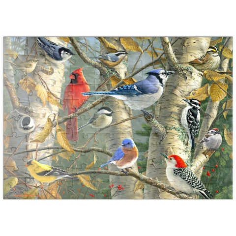 puzzleplate Fall Birds 100 Puzzle