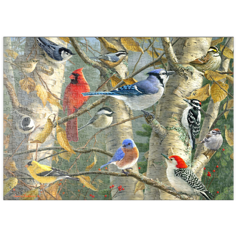 puzzleplate Fall Birds 500 Puzzle