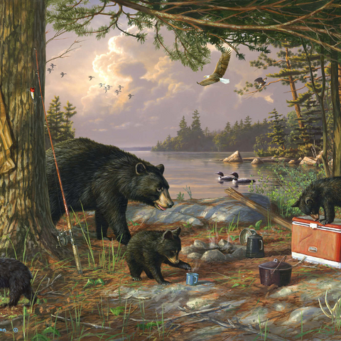 Breakfast-Time Bears 1000 Puzzle 3D Modell
