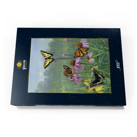 Schmetterlinge im Sommergarten 1000 Puzzle Schachtel Ansicht3