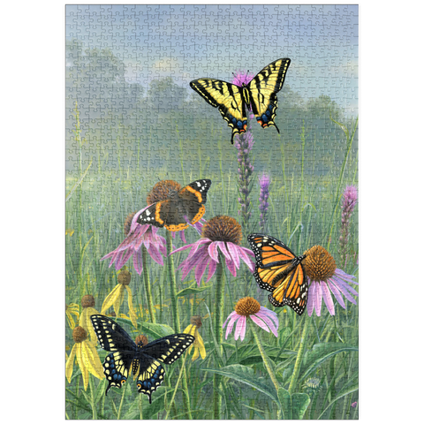 puzzleplate Schmetterlinge im Sommergarten 1000 Puzzle