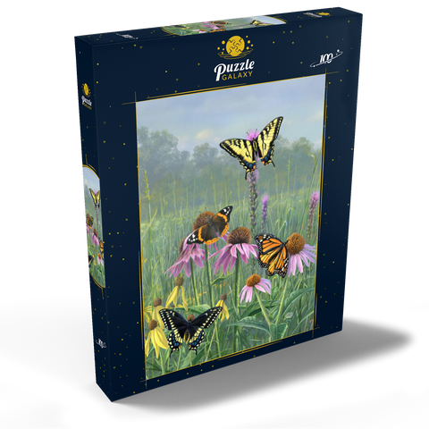 Schmetterlinge im Sommergarten 100 Puzzle Schachtel Ansicht2