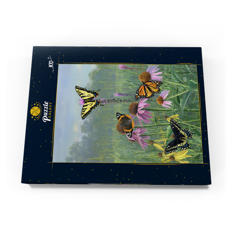 Schmetterlinge im Sommergarten 100 Puzzle Schachtel Ansicht3