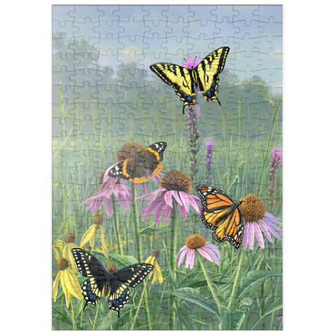 puzzleplate Schmetterlinge im Sommergarten 200 Puzzle