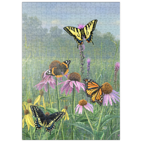puzzleplate Schmetterlinge im Sommergarten 500 Puzzle