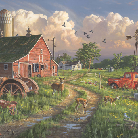 New Life at the Old Farm 1000 Puzzle 3D Modell