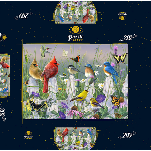 Meadow Menagerie 200 Puzzle Schachtel 3D Modell