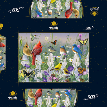 Meadow Menagerie 500 Puzzle Schachtel 3D Modell