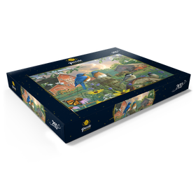 Darstellung des Puzzle Motivs Vogelgezwitscher auf der Farm - Puzzleteile: 200