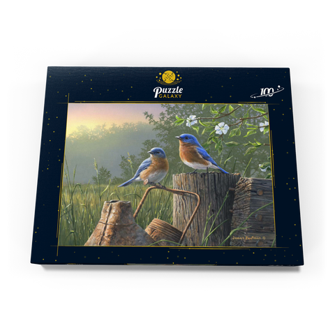 Daybreak Bluebirds 100 Puzzle Schachtel Ansicht3