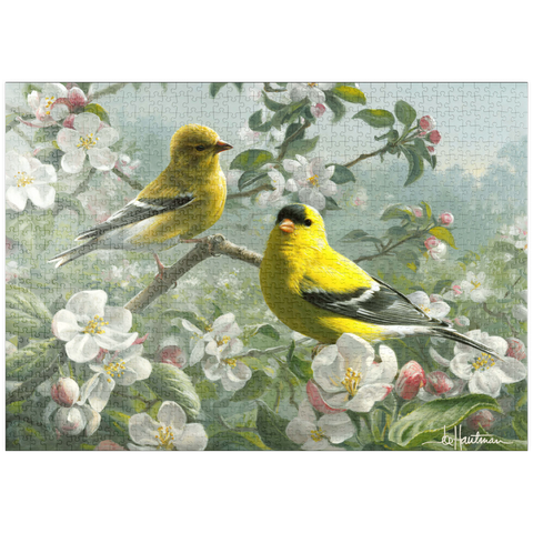 puzzleplate Orchard Goldfinch 1000 Puzzle