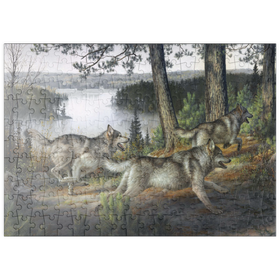 Darstellung des Puzzle Motivs Wilde Wanderung durch die Natur - Puzzleteile: 200