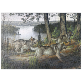 Darstellung des Puzzle-Motivs Wilde Wanderung durch die Natur – Puzzleteile: 500