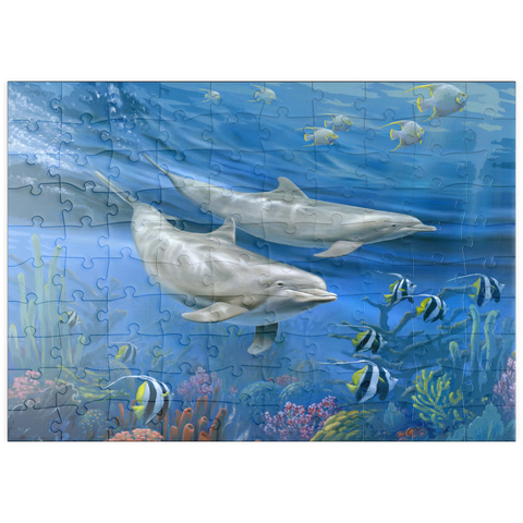 puzzleplate Dolphins 100 Puzzle