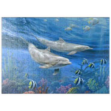 puzzleplate Dolphins 200 Puzzle