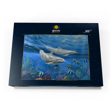 Dolphins 500 Puzzle Schachtel Ansicht3