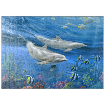 puzzleplate Dolphins 500 Puzzle