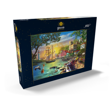 City Embankment at Sunset 1000 Puzzle Schachtel Ansicht2