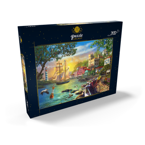 City Embankment at Sunset 200 Puzzle Schachtel Ansicht2