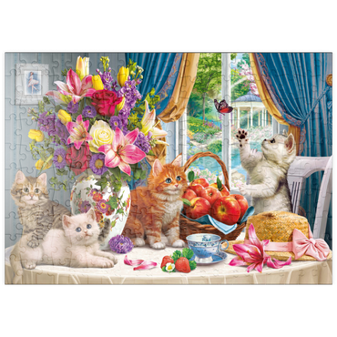 puzzleplate Fluffy Kittens in the Living Room 200 Puzzle