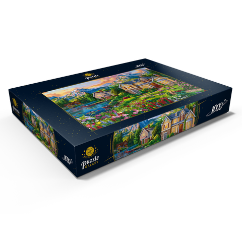 Cozy House by the Lake 1000 Puzzle Schachtel Ansicht1