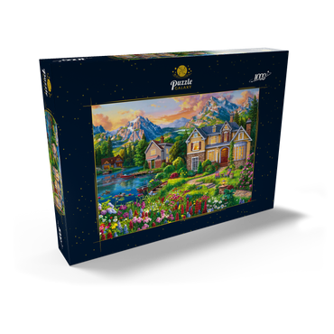Cozy House by the Lake 1000 Puzzle Schachtel Ansicht2