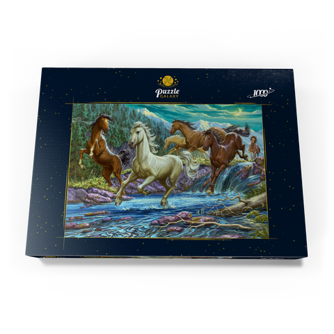 Running Midnight Horses 1000 Puzzle Schachtel Ansicht3