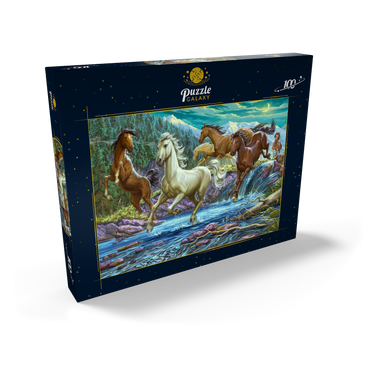 Running Midnight Horses 100 Puzzle Schachtel Ansicht2