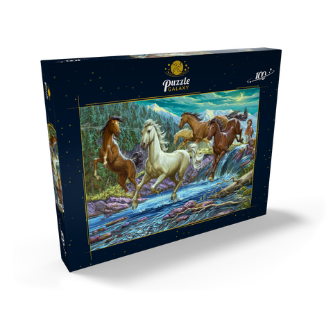 Running Midnight Horses 100 Puzzle Schachtel Ansicht2