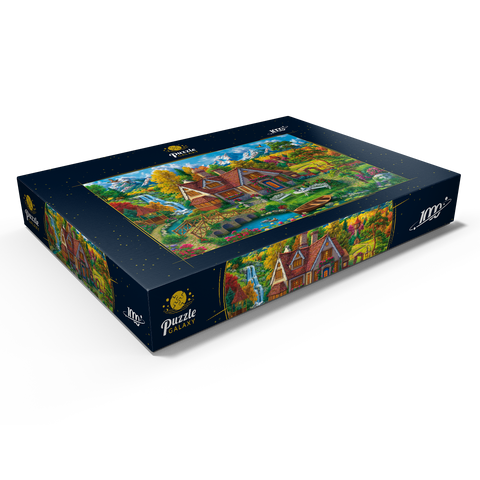 Magic House by the Mountains 1000 Puzzle Schachtel Ansicht1