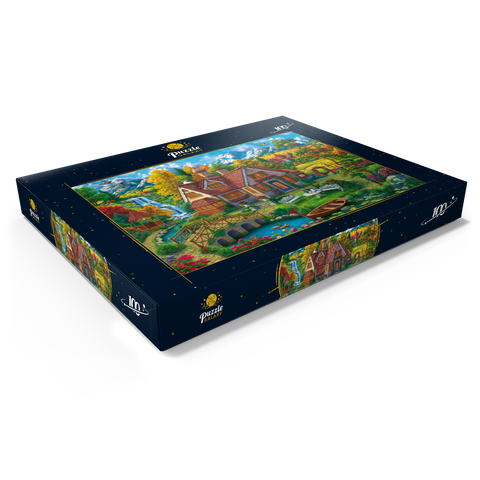Magic House by the Mountains 100 Puzzle Schachtel Ansicht1