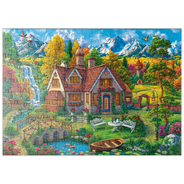 puzzleplate Magic House by the Mountains 200 Puzzle