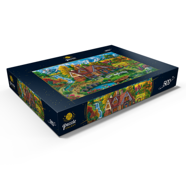 Magic House by the Mountains 500 Puzzle Schachtel Ansicht1