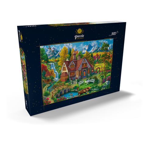Magic House by the Mountains 500 Puzzle Schachtel Ansicht2