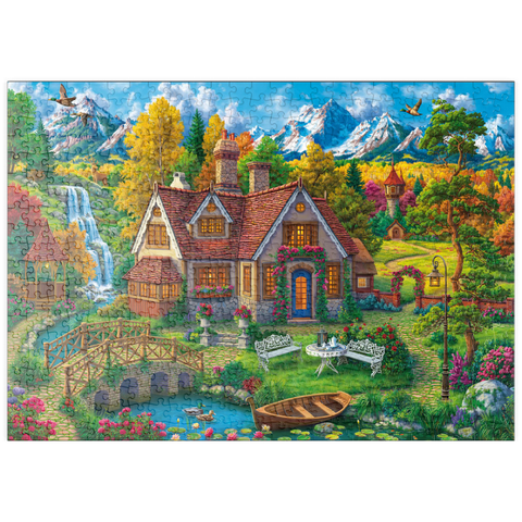 puzzleplate Magic House by the Mountains 500 Puzzle