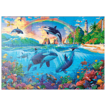puzzleplate Whales in the Ocean 100 Puzzle