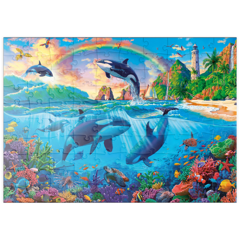 puzzleplate Whales in the Ocean 100 Puzzle