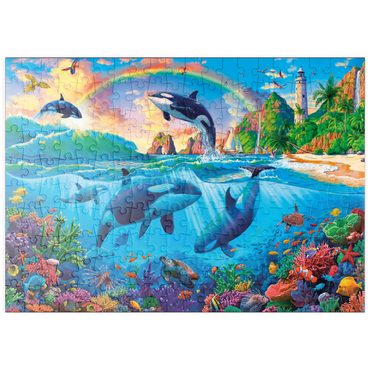 puzzleplate Whales in the Ocean 200 Puzzle