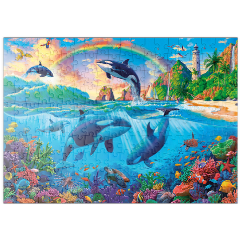 puzzleplate Whales in the Ocean 200 Puzzle