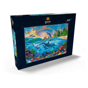 Dolphins in the Ocean 1000 Puzzle Schachtel Ansicht2