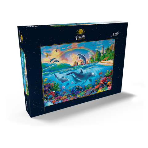 Dolphins in the Ocean 1000 Puzzle Schachtel Ansicht2
