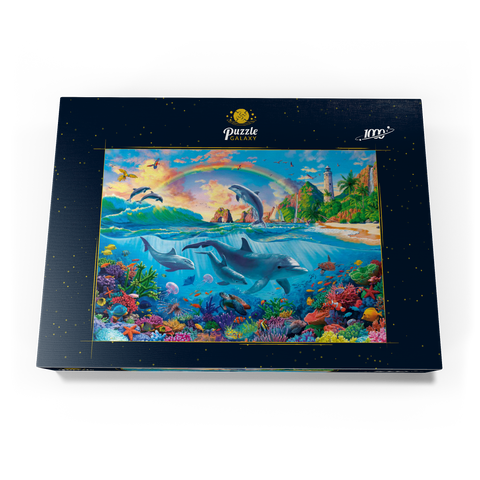 Dolphins in the Ocean 1000 Puzzle Schachtel Ansicht3