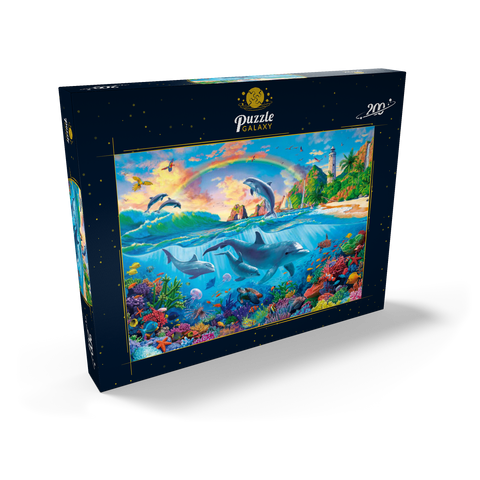 Dolphins in the Ocean 200 Puzzle Schachtel Ansicht2